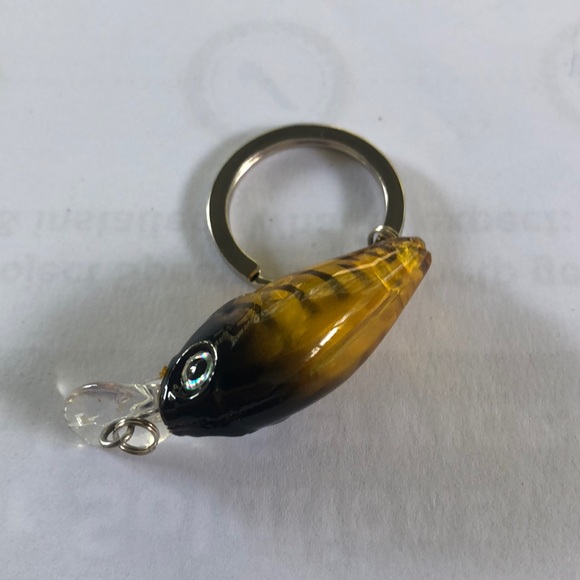 Small Fishing Lure Key Chain - Picture 3 of 3